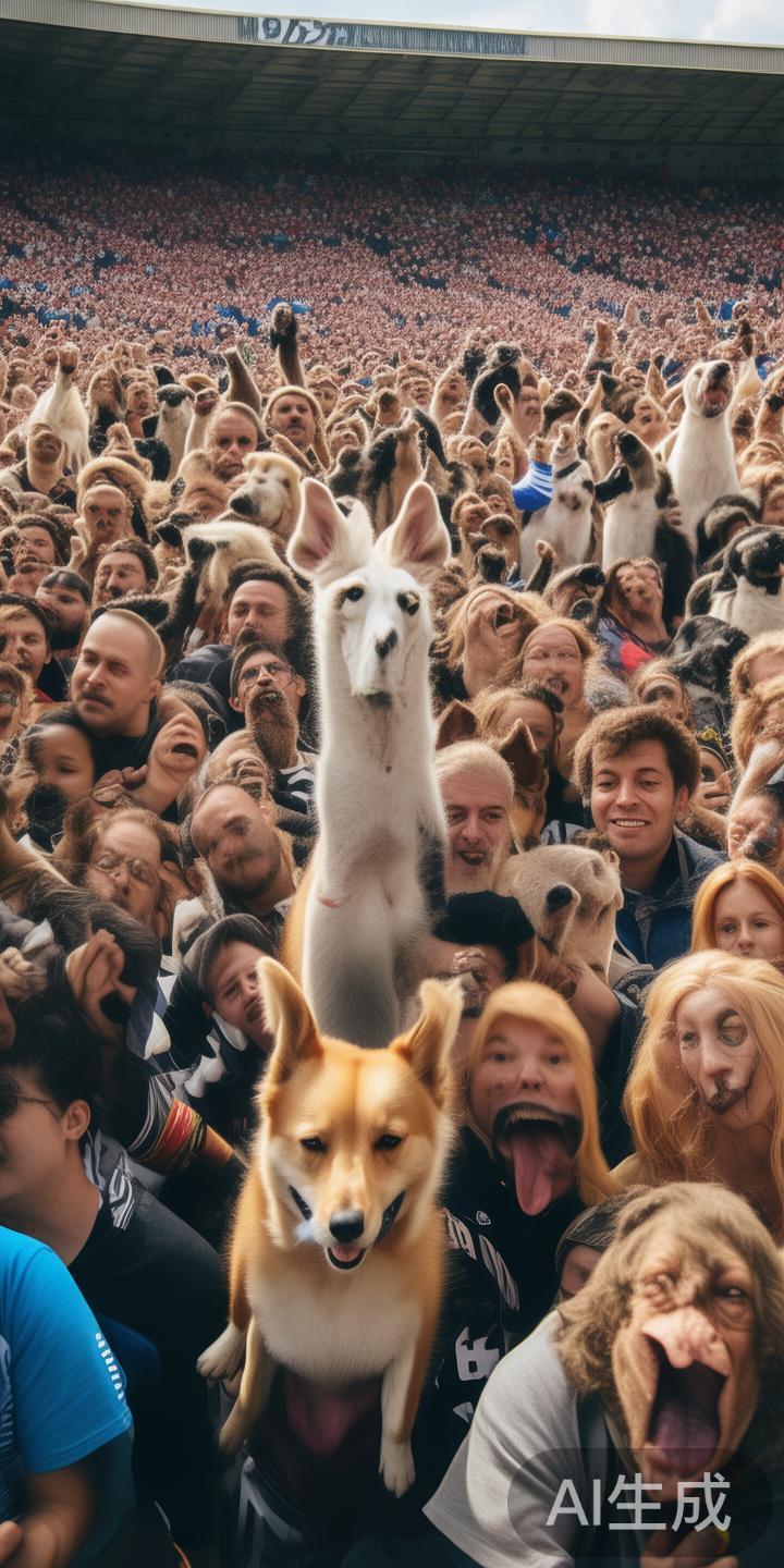 米兰体育携爱犬亮相赛场,展现亲民友好新风尚 从现场情况来看,许多观众带着自家的宠物狗前来观看比